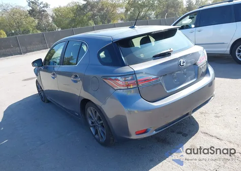 2013 Lexus Ct 200H из США, поврежденный, VIN JTHKD5BH3D2168916